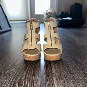 Worn Michael Kors Wedges Size 7